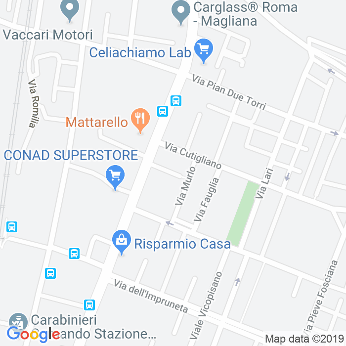 CAP di Via Radicondoli a Roma
