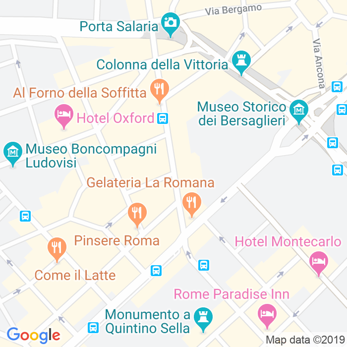 CAP di Via Raffaele Cadorna a Roma