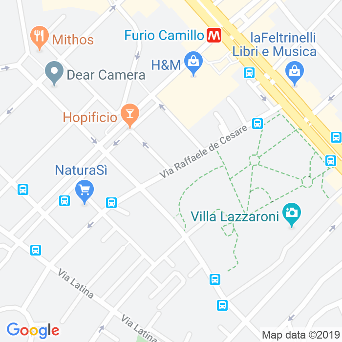 CAP di Via Raffaele De Cesare a Roma