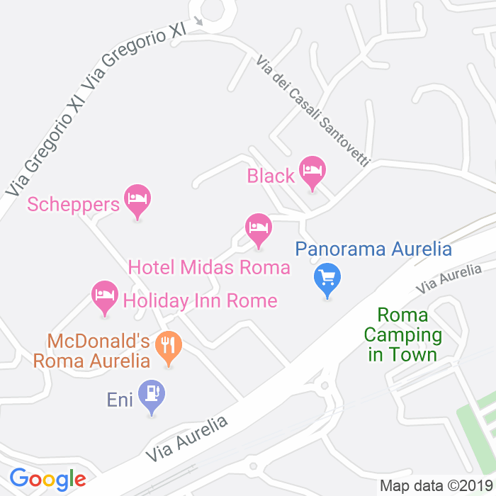 CAP di Via Raffaello Sardiello a Roma