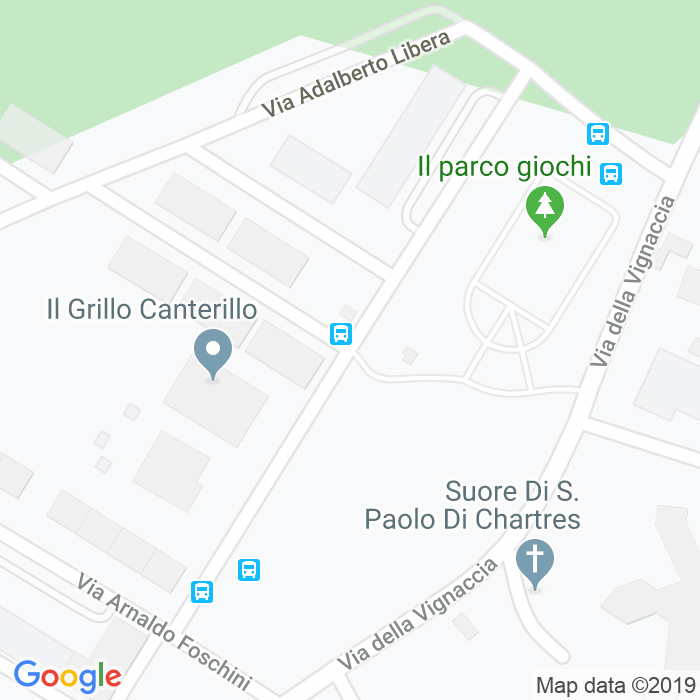 CAP di Via Raimondo D'Aronco a Roma