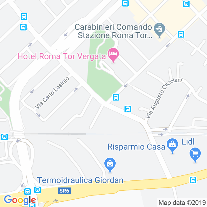 CAP di Via Remigio Sabbadini a Roma