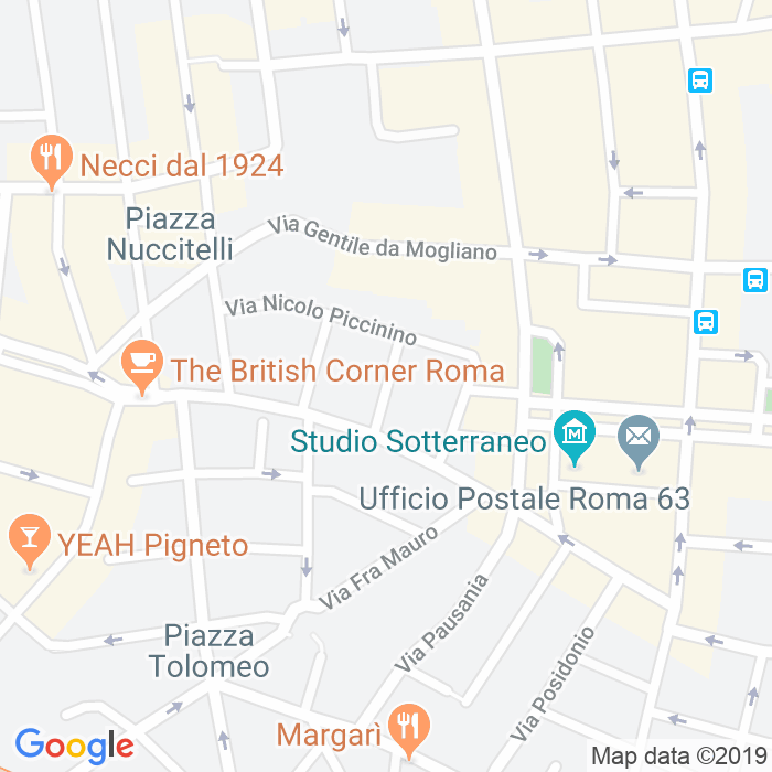 CAP di Via Riccio Da Parma a Roma