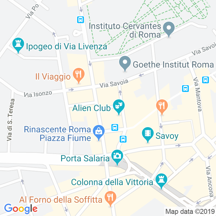 CAP di Via Rieti a Roma