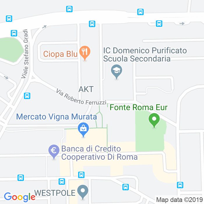 CAP di Via Roberto Ferruzzi a Roma