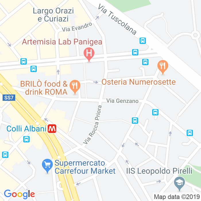 CAP di Via Roccapriora a Roma