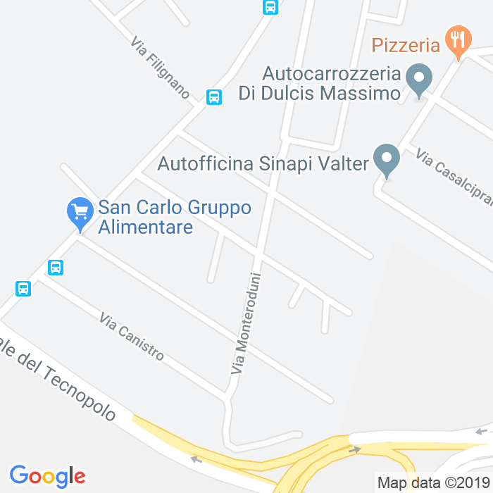 CAP di Via Roccascalegna a Roma