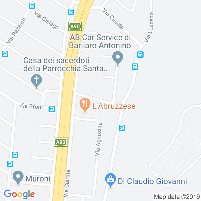 CAP di Via Rudiano a Roma
