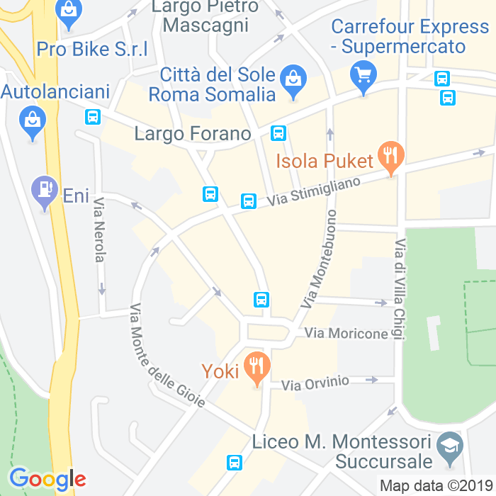 CAP di Via Sabina Magliano a Roma