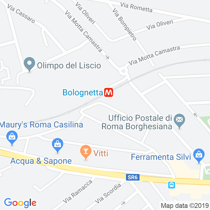 CAP di Via Salaparuta a Roma