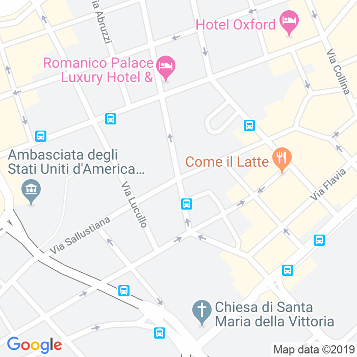 CAP di Via Sallustiana a Roma