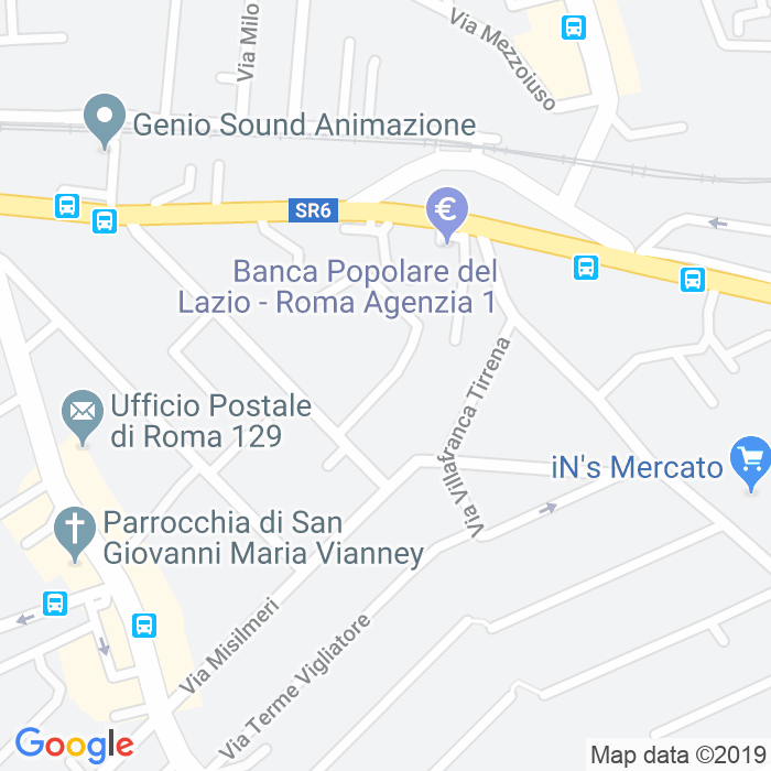 CAP di Via San Marco D'Alunzio a Roma