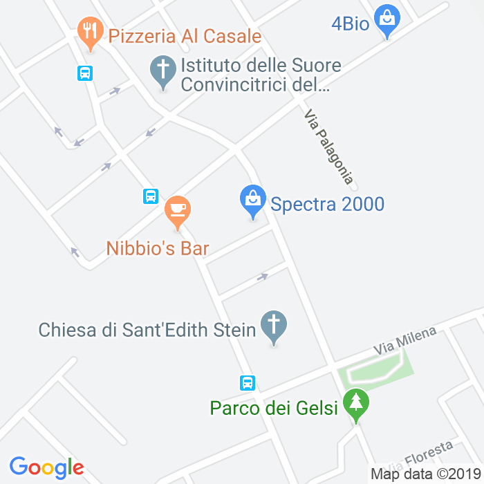 CAP di Via Santa Margherita Di Belice a Roma