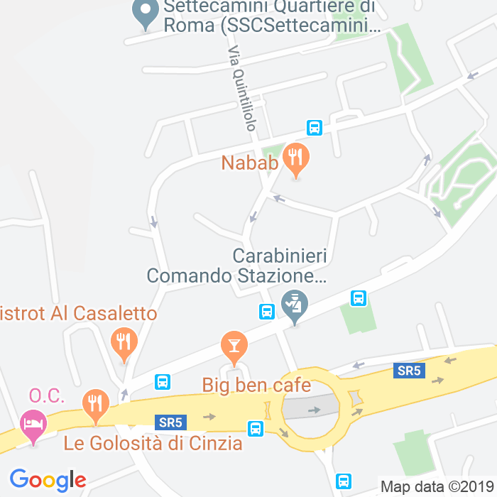 CAP di Via Santa Maria Dell'Olivo a Roma