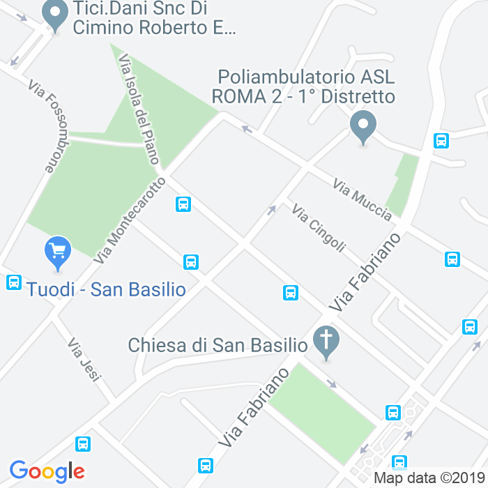 CAP di Via Senigallia a Roma