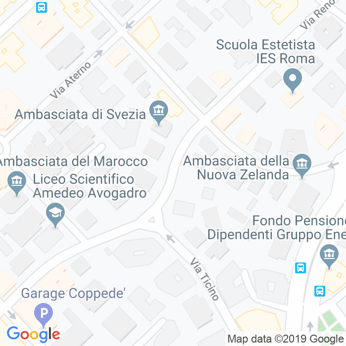 CAP di Via Serchio a Roma