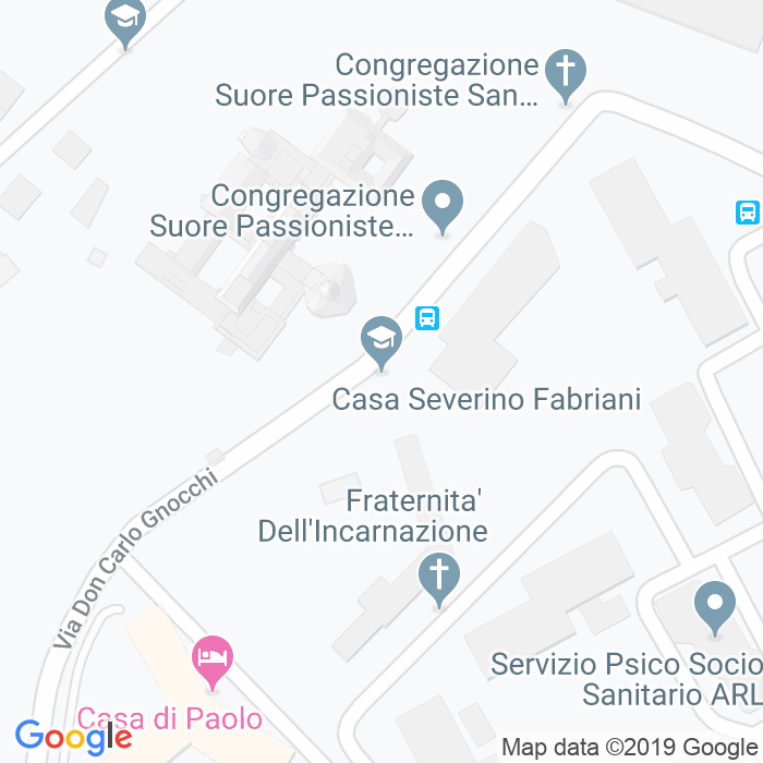 CAP di Via Severino Fabriani a Roma