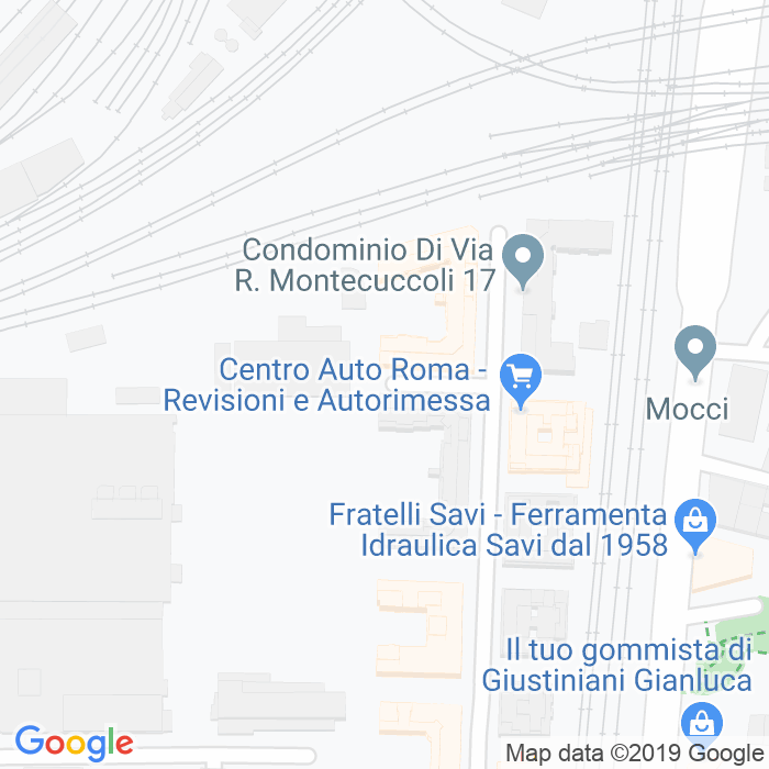 CAP di Via Silvio Caprara a Roma