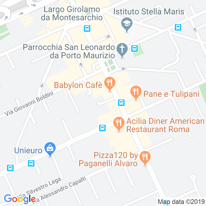 CAP di Via Silvio Galimberti a Roma