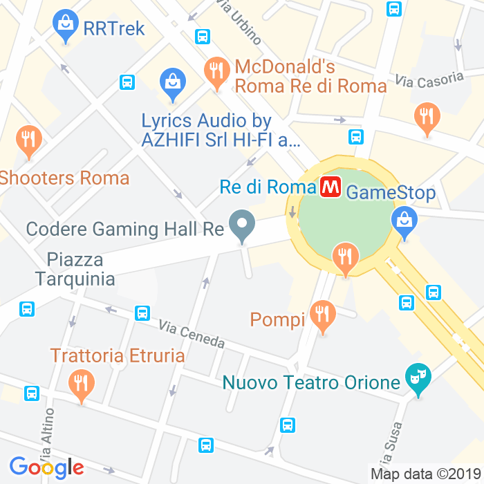 CAP di Via Siponto a Roma