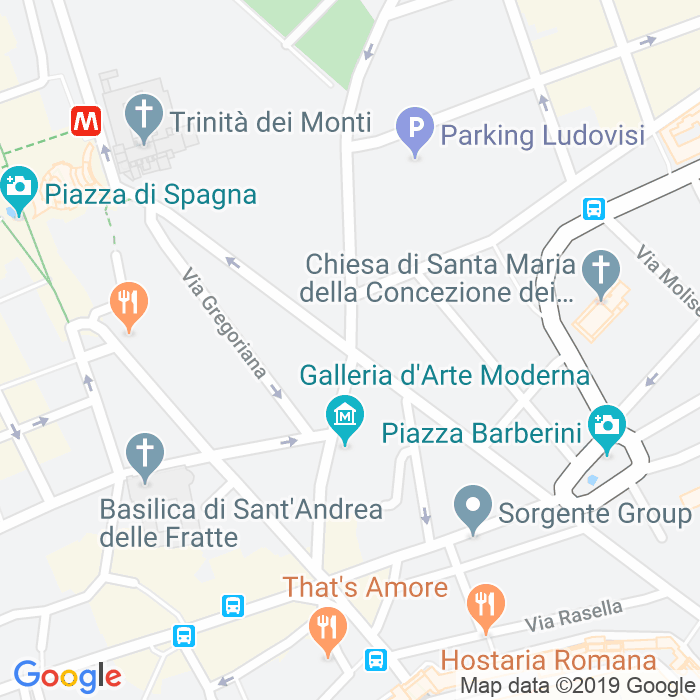CAP di Via Sistina a Roma