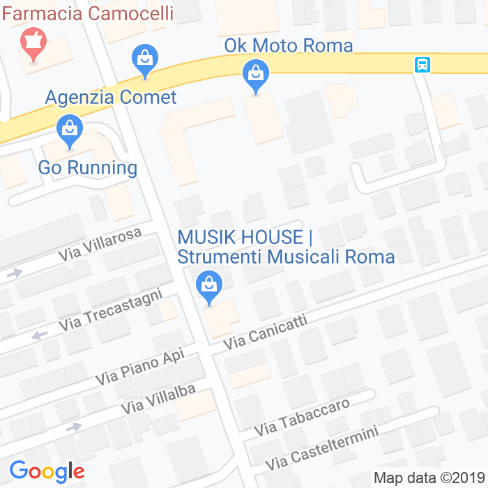 CAP di Via Strasatti a Roma