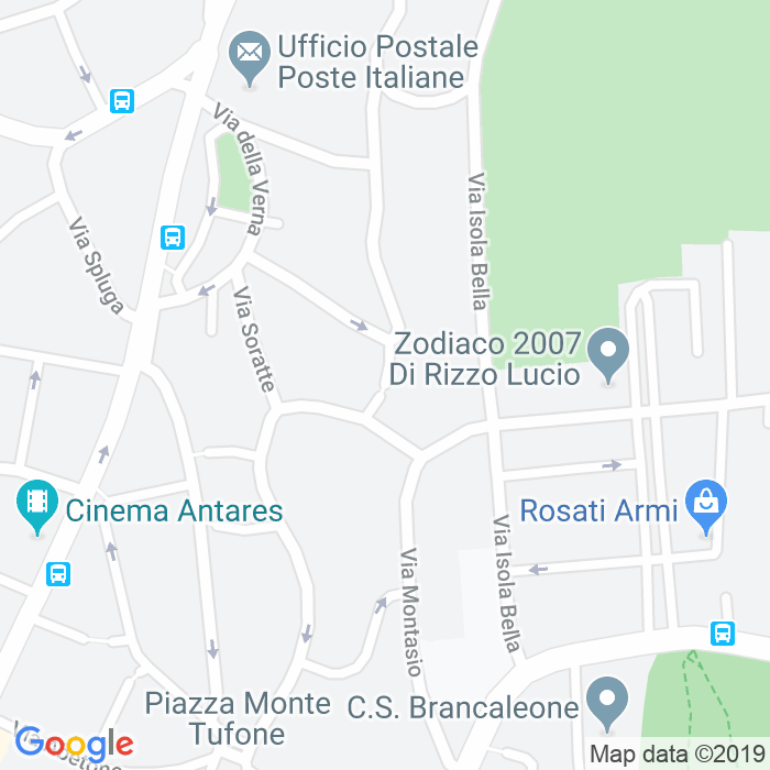 CAP di Via Stromboli a Roma