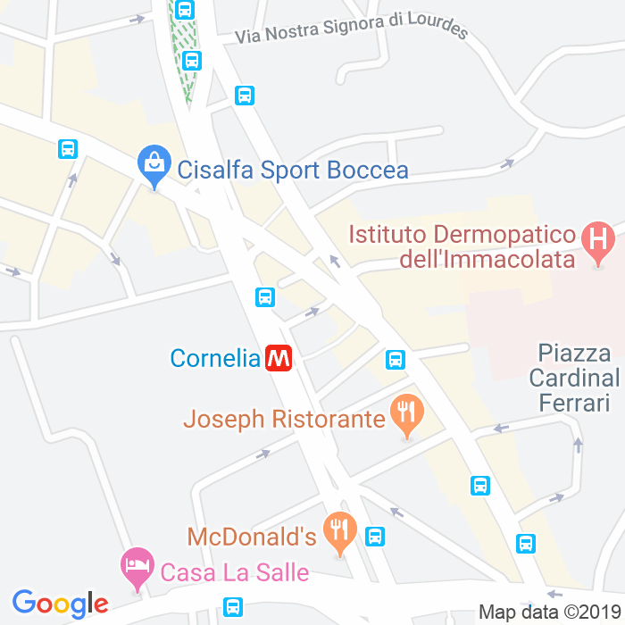 CAP di Via Taddeo Da Sessa a Roma