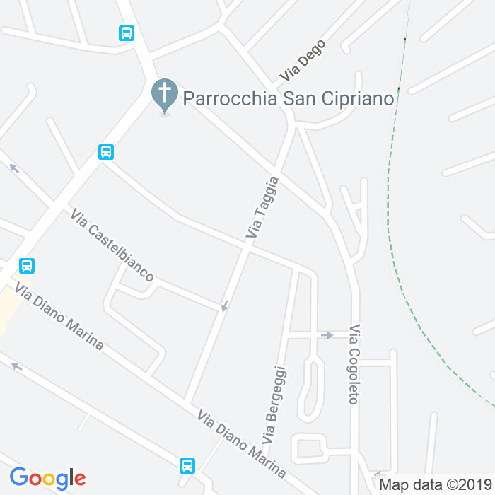 CAP di Via Taggia a Roma