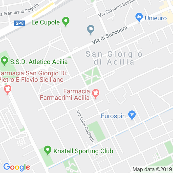 CAP di Via Telemaco Signorini a Roma