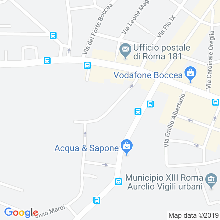CAP di Via Teodolfo Mertel a Roma
