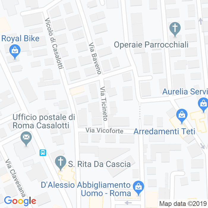 CAP di Via Ticineto a Roma
