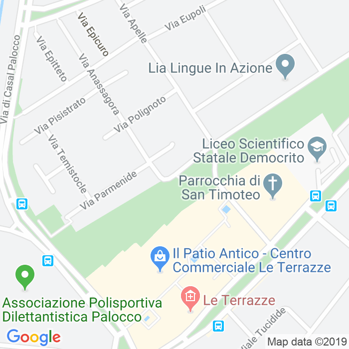 CAP di Via Timocreonte a Roma