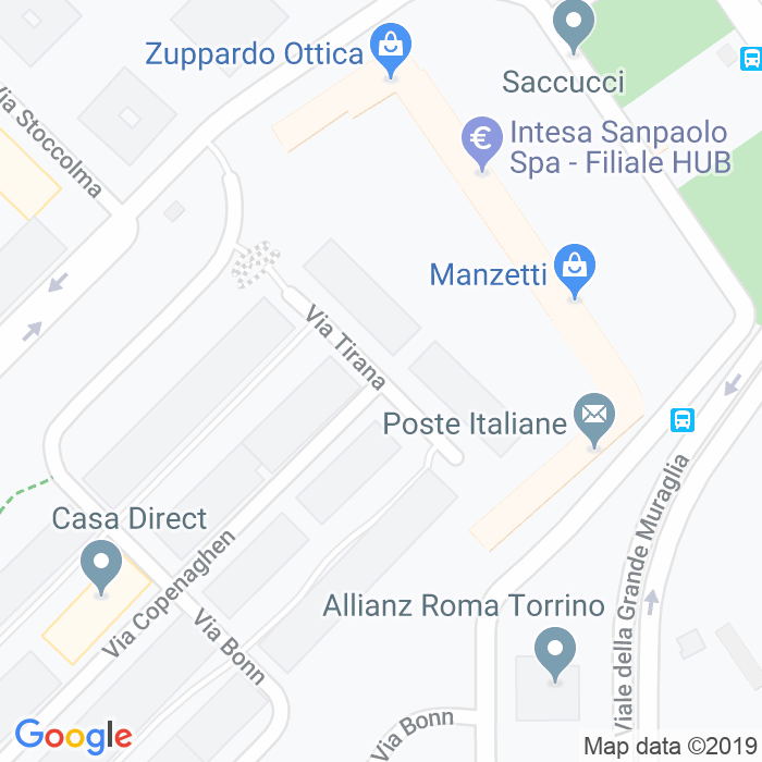 CAP di Via Tirana a Roma