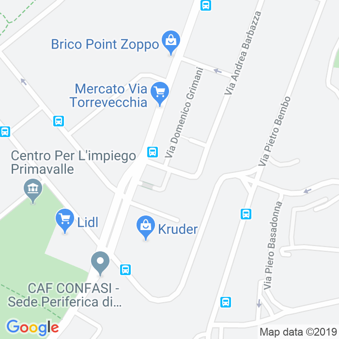 CAP di Via Tommaso Bernetti a Roma
