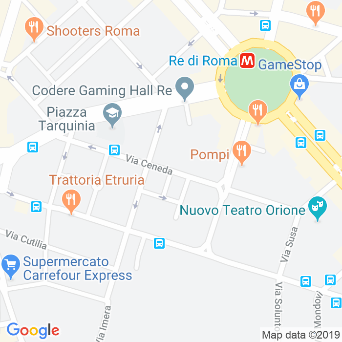 CAP di Via Trebula a Roma