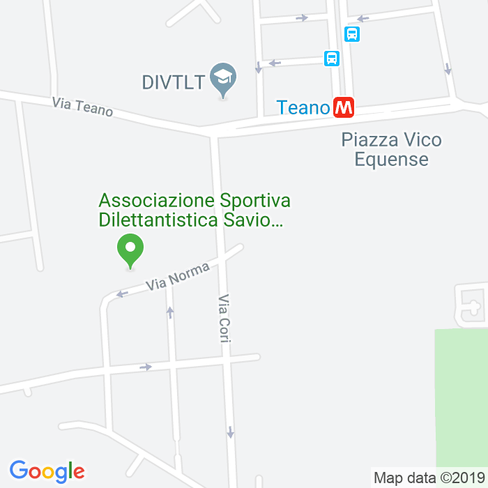 CAP di Via Trivigliano a Roma