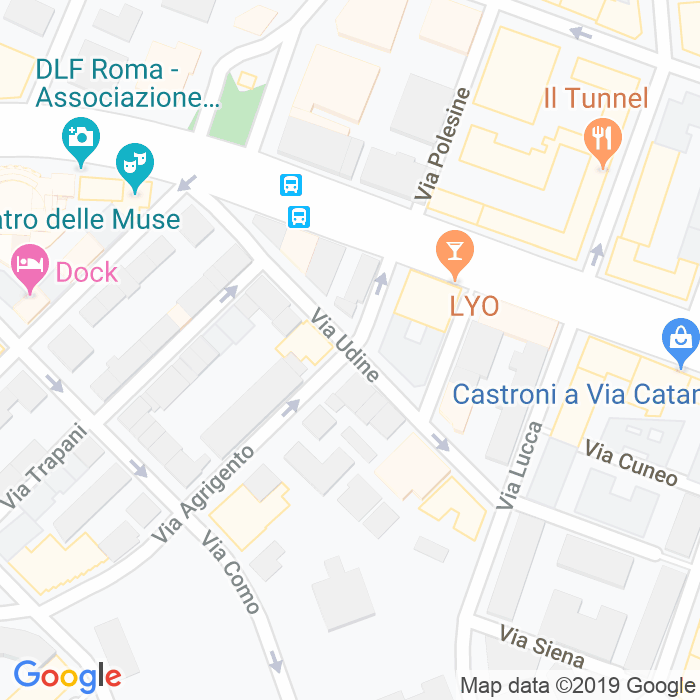 CAP di Via Udine a Roma