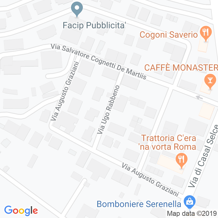 CAP di Via Ugo Rabbeno a Roma