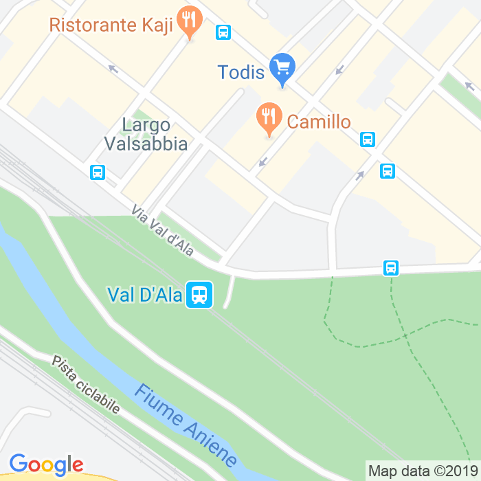 CAP di Via Val Cismon a Roma