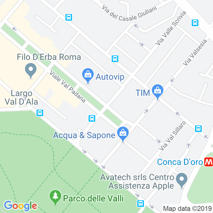 CAP di Via Valle Vermiglio a Roma