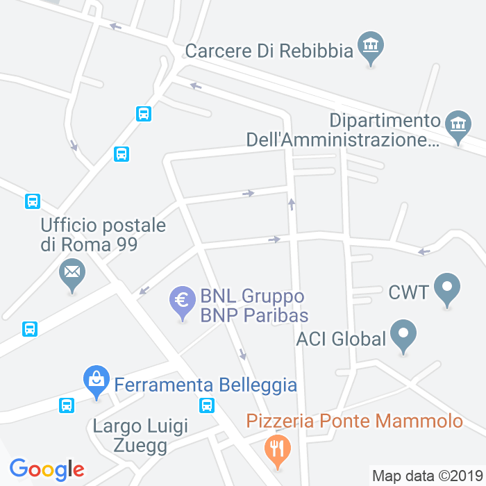CAP di Via Vanni Biringucci a Roma