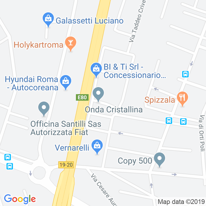 CAP di Via Vanni Lippo a Roma