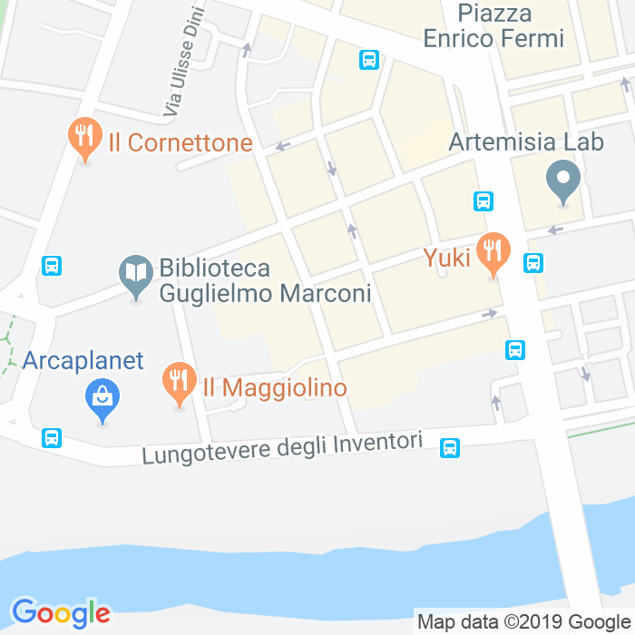 CAP di Via Vincenzo Brunacci a Roma