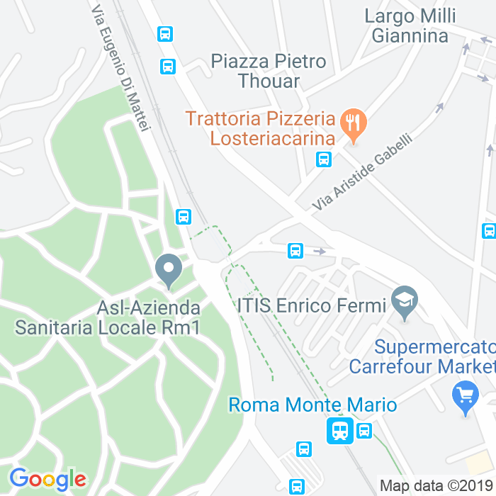 CAP di Via Vincenzo Chiarugi a Roma