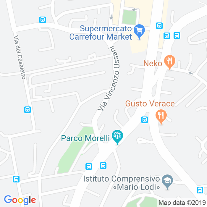 CAP di Via Vincenzo Ussani a Roma