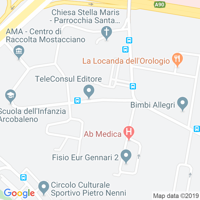 CAP di Via Vinicio Cortese a Roma