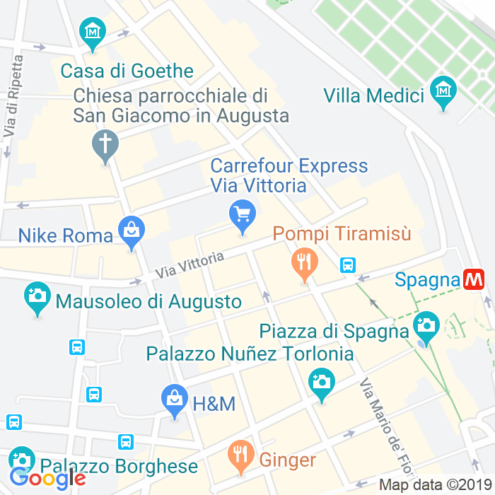 CAP di Via Vittoria a Roma