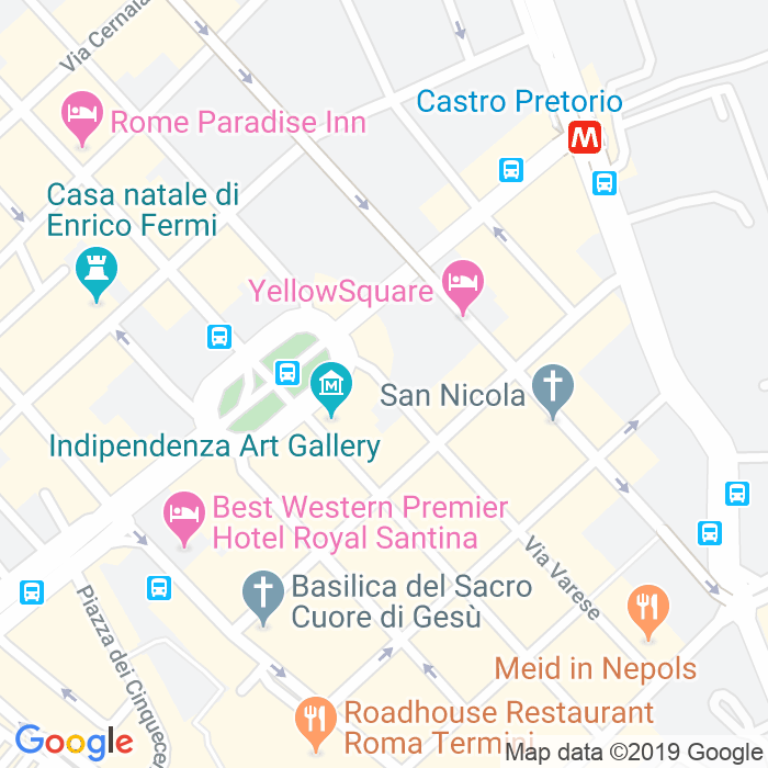 CAP di Via Vittorio Bachelet a Roma
