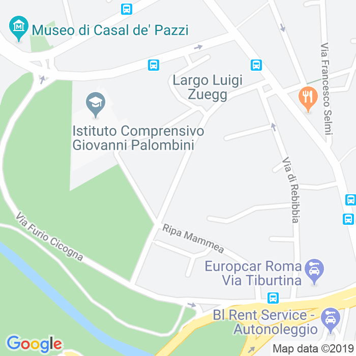 CAP di Via Vittorio Valletta a Roma